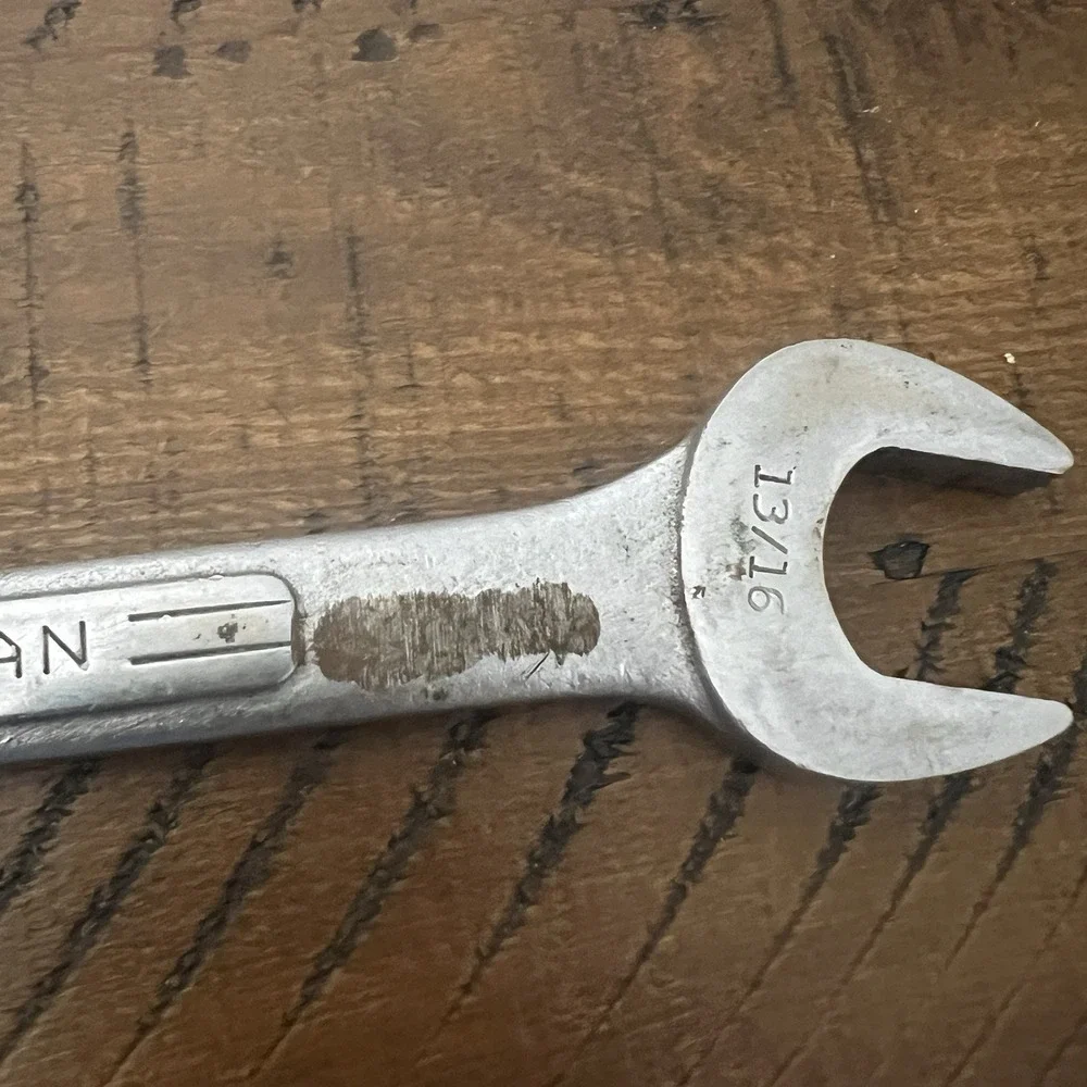 Vintage Craftsman 25/32 x 13/16 SAE Open End Wrench USA Forged V Series